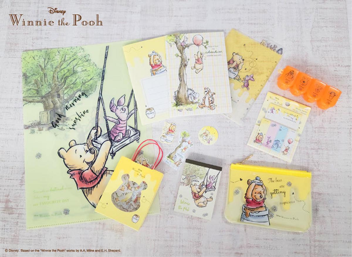 新製品】「なかま」をテーマにした『くまのプーさん』文具シリーズ｜